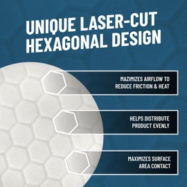 Chemical Guys Hex-Logic Ultra Light Cut Polishing Pad White (6.5 Inch) (3 Pack) – Finishing Foam Pads for Gloss Enhancement & Light Swirl Removal