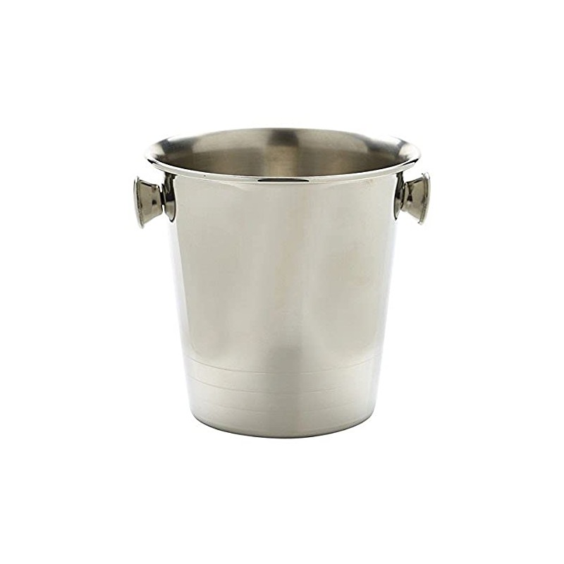 Genware NEV-MSSB14 Mini Stainless Steel Ice Bucket, 14 cm
