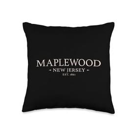 Maplewood New Jersey - Simple Maplewood NJ Throw Pillow