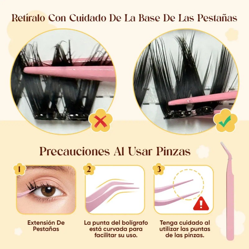 Kit Pestañas Autoadhesivas Sin Pegamento, Aplicación Rápida
