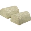 Classic Home Store Decorative Pair of XL Round Arm Caps