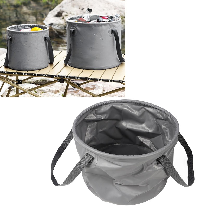 Collapsible Bucket Thickened Large Capacity Portable Folding Water Container with