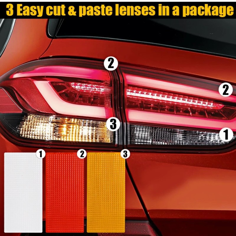 AUTO Lens Repair Kit Quick Fix Cr ked Broken Tail