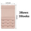 MOTYAWN 3 Hook Bra Extender, Elastic Stretchy and Comfortable Bra