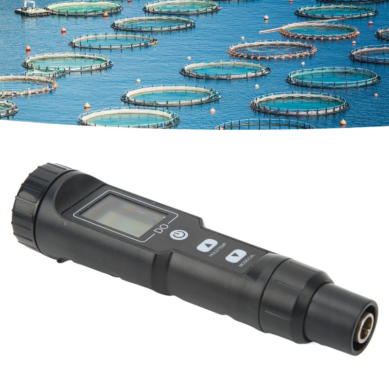 Dissolved Oxygen Meter 2 in 1 Water Temperature Oxygen Measuring