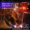 OUDAER Solar Outdoor Motion Sensor Alarm - Dog Barking &
