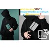 wigmoa RFID Blocking Neck Wallet Travel Pouch Passport Holder Slim