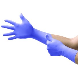 Ansell MICROFLEX Supreno EC SEC-375 Thick Disposable Nitrile Exam Gloves Extended Cuff for Automotive, Heathcare, Life Sciences, XS (5.5-6.0) Violet Blue (Case of 500)