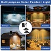 TSUNESLUX 2 Pack Solar Shed Light Outdoor Indoor, Solar Powered