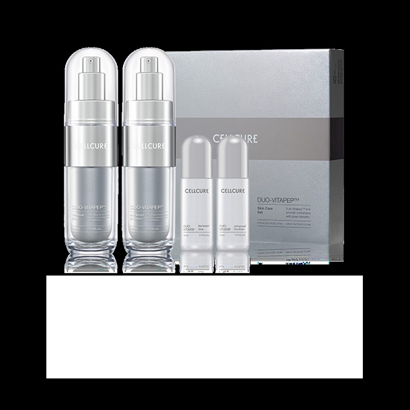 CellCure DuoVitapep Skin Care 2 Type Set + Random Sample