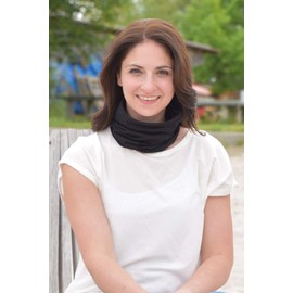 styleBreaker 01012037 Unisex Jersey Multifunctional Scarf, Headband, Hairband, Head Scarf, Loop Scarf, Tube Scarf - Pink