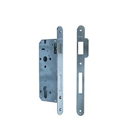 Yale Satin Nickel Round Edge Door Lock 35mm Entrance Y52X10350S2