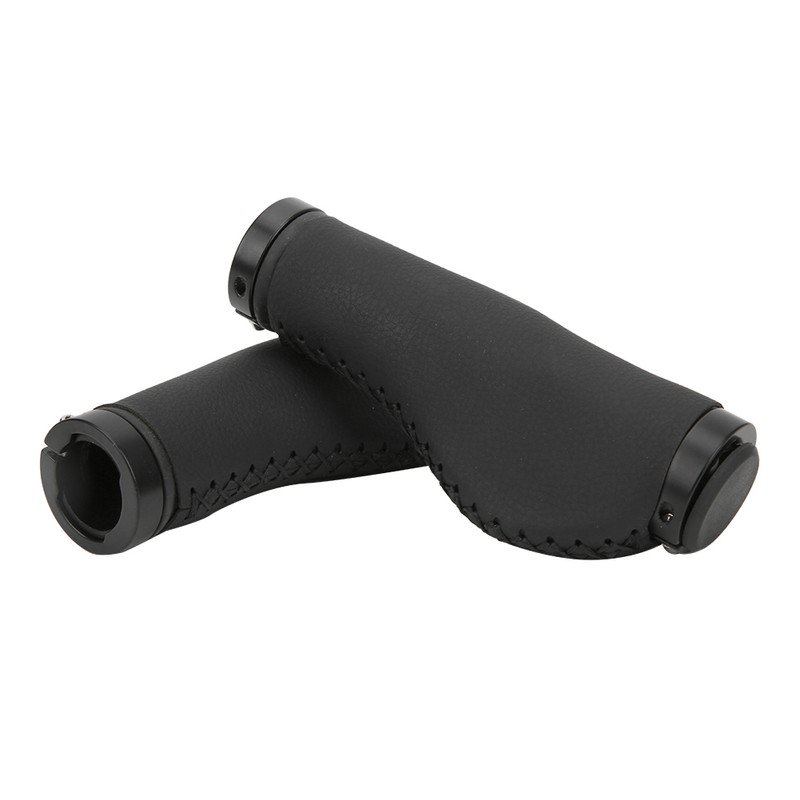 Black Flat Bicycle Handlebar Grips Soft Handle Sleeve Cover Mountain