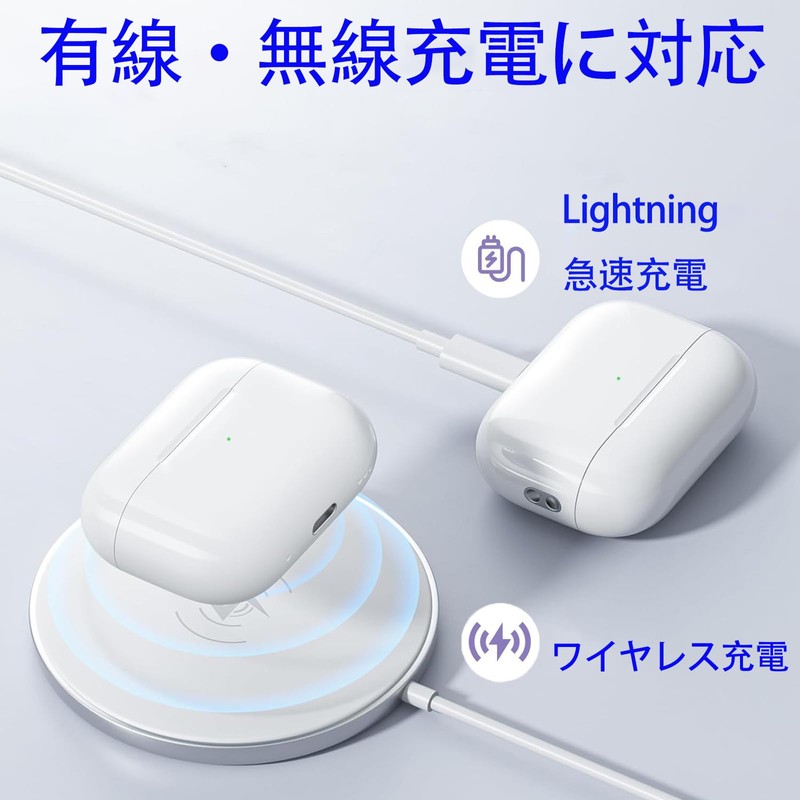 Wireless Charging Case for AirPods Pro 1st and 2nd Gen