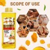 8.45 oz turmeric Massage oil and 3.4 oz turmeric Scrub