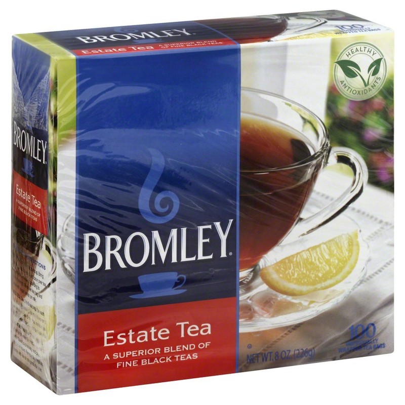 BROMLEY TEA ESTATE BLEND, 100 BG (Pack of 2)