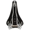 Gusti Angelo D. Leather Saddle Vintage Retro Saddle with Suspension