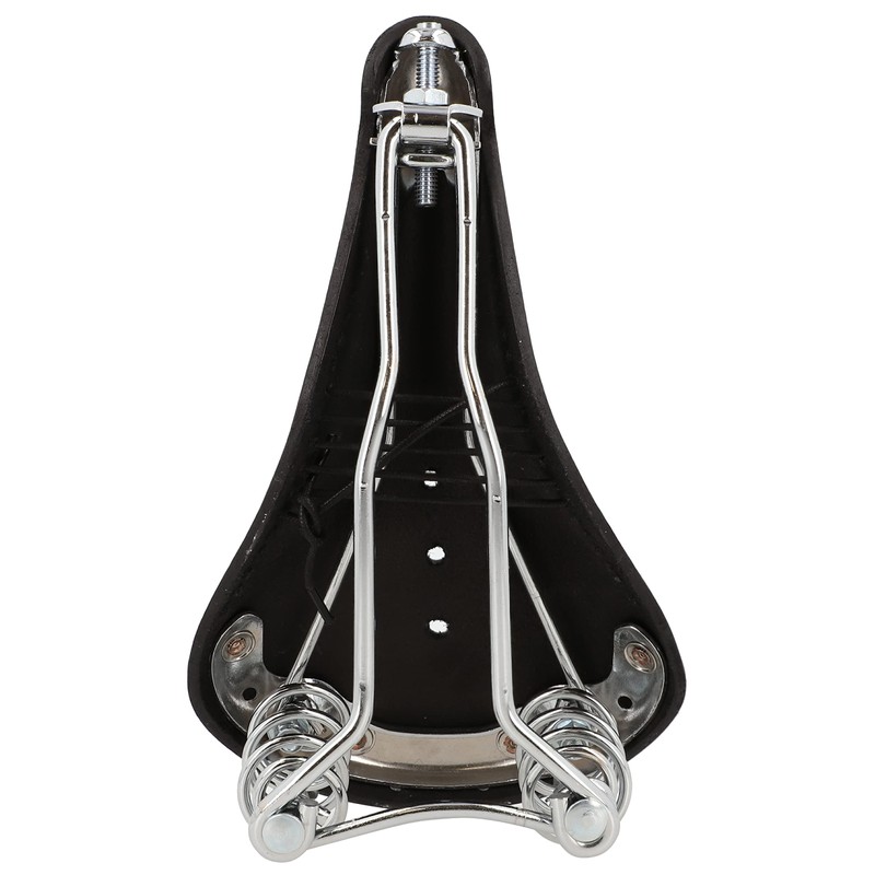 Gusti Angelo D. Leather Saddle Vintage Retro Saddle with Suspension