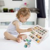 Dmnnlp Display Case for Small Rock, 3 Drawers 54 Grids(3x3.5cm),