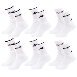 Ozabi Men's KAPPA TENNIS Socks Set of 6 (as8, numeric, numeric_5_point_5, numeric_8, regular, regular, Pack of 6 Pairs 0645)