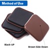 Kayzn Square Furniture Sliders for Carpet, 24pcs 3 inch Heavy