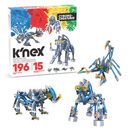 K'NEX | Cyborg Creatures 15 Model | Educational Toys for Boys and Girls, 196 Piece Stem Learning Kit, Engineering for Kids, Fun Colourful Construction Toys for Children Ages 8+ | Basic Fun 12463