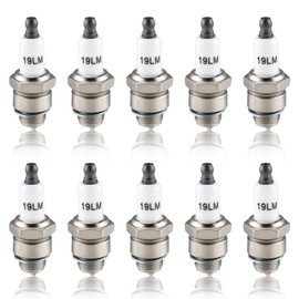 Carbhub 10 Packs 796112 Spark Plug for Craftsman Husqvarna MTD Toro JDeere Poulan Replace for 796112S 492167 492167S 802592 802592S 293918 391818 392588 RJ19LM RJ17LM RCJ8 J19LM J17LM