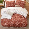 Bedsure Bedsure Duvet Cover Queen Size - Reversible Terracotta Queen