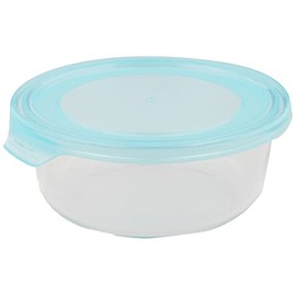 Pearl Metal HB-2852 Storage Container, Heat Resistant, Round Shape, 21.7 fl oz (620 ml), Rucchel