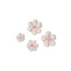 Mixed Pink Blossoms Sugar Decorations - 36 Pack