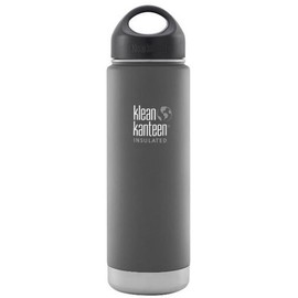 Klean Kanteen Vacuum Insulated Bottle with 2.0 Cafe Cap - Grey Matt, 592 ml