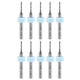 sourcing map PCB Drill Bits 1.2mm Tungsten Carbide Rotary Tool Jewelry CNC Engraving Print Circuit Board Micro Drill Bits 1/8 Inch Shank 10 Pcs