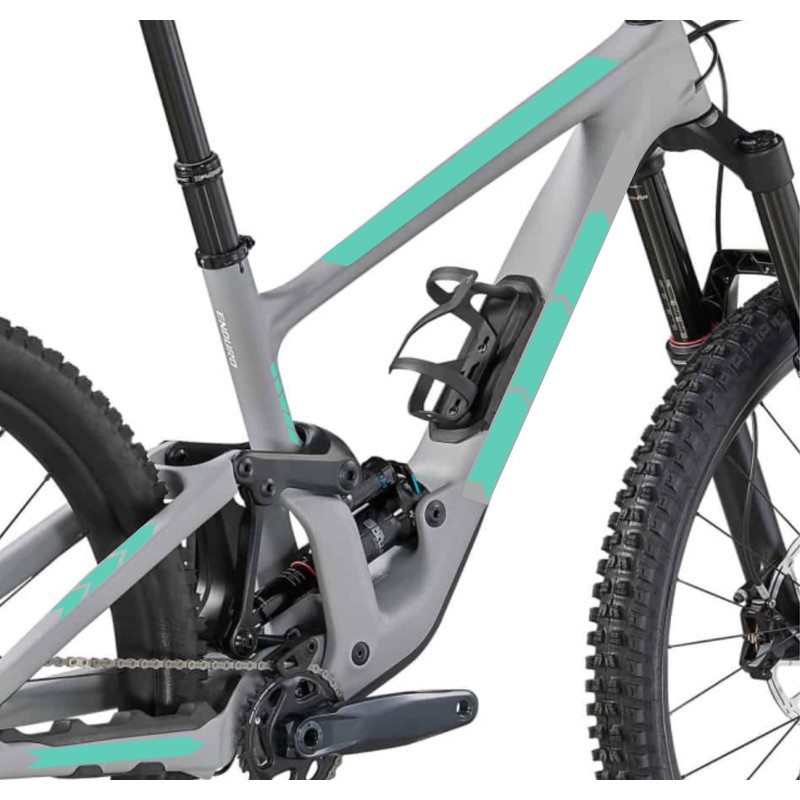 Set of 10 Bike Frame and Frame Stickers, Set of