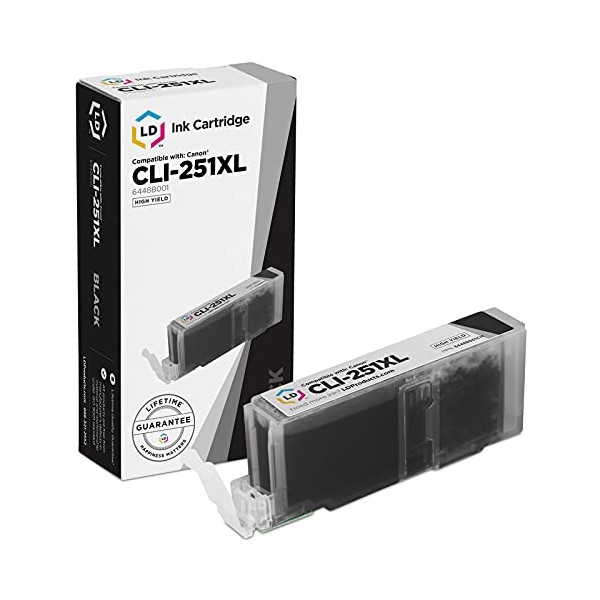LD Compatible Ink Cartridge Replacement for Canon CLI-251XL 6448B001 High