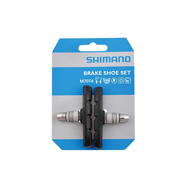 Shimano M70T4 Juego de pastillas de freno, color negro