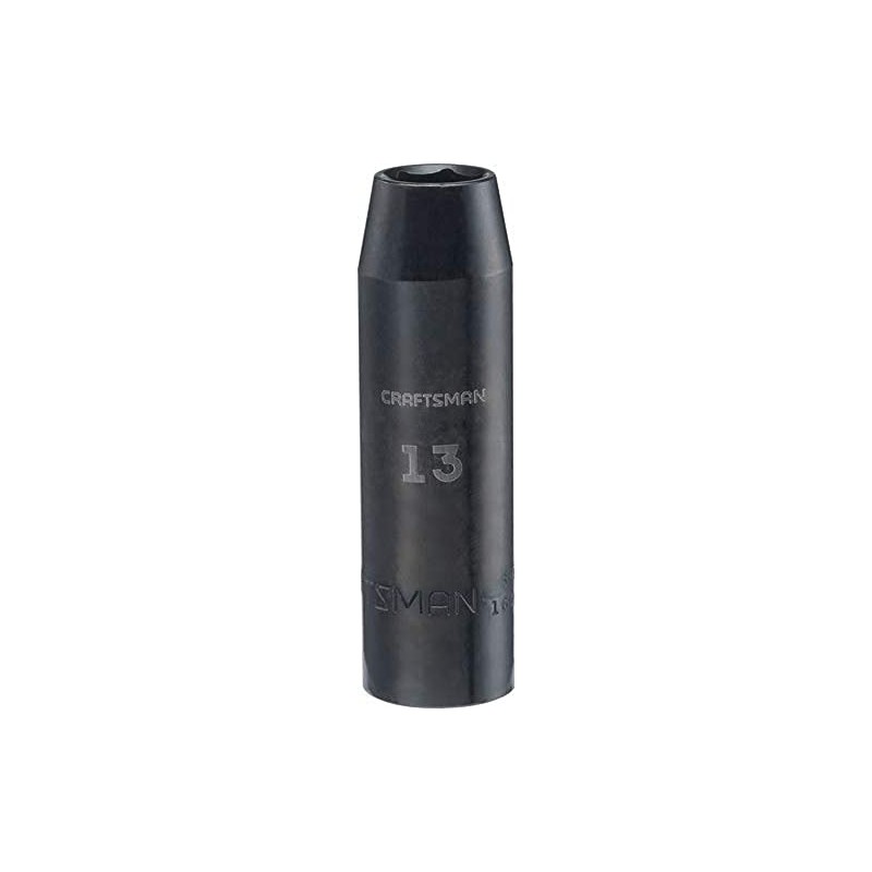 CRAFTSMAN Deep Impact Socket, Metric, 1/2-Inch Drive, 13mm (CMMT16074)