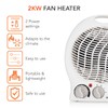 Warmlite Thermo Fan Heater with 2 Heat Settings and Overheat