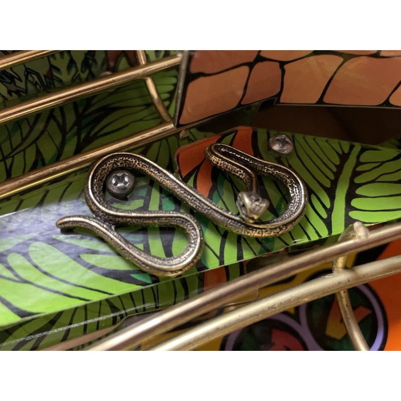NEW!!! SOLID BRASS!! Indiana Jones Pinball Machine Snake Mod Version