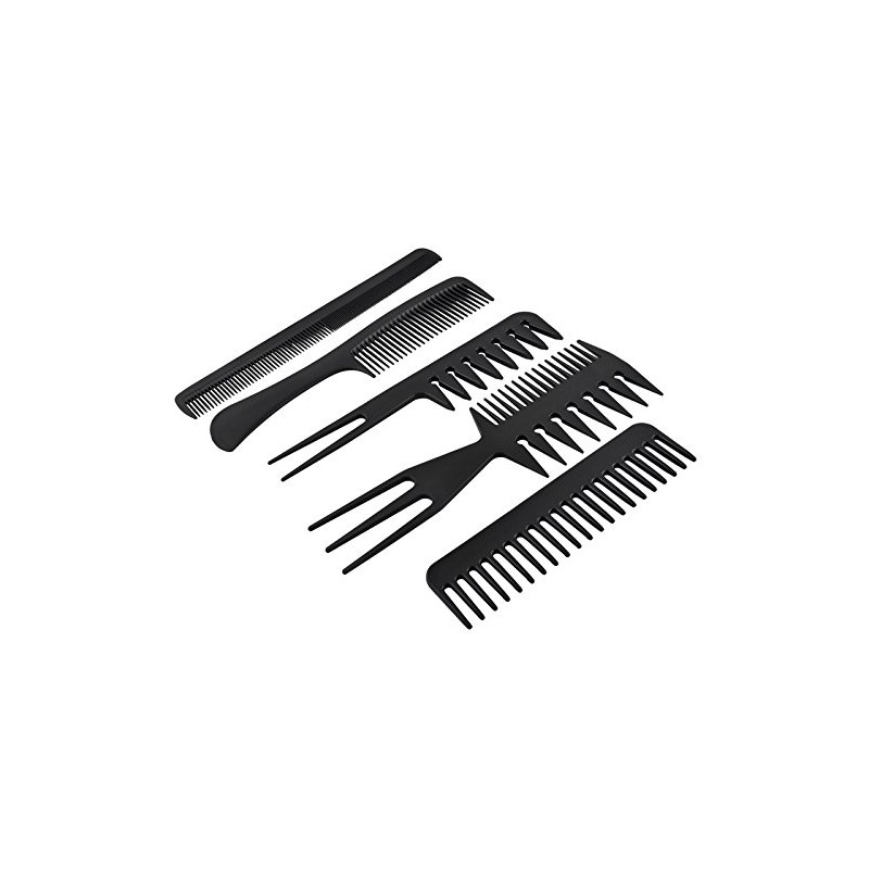 10 x Teasing Comb Set Comb Set Comb/Hair Comb Handle Comb