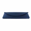 Meigan 2236-02 Men's Stylish Slim Thin Compact Aluminum Semi-Hard Blue