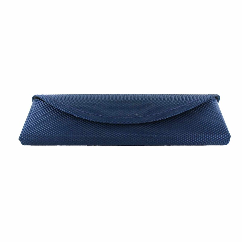 Meigan 2236-02 Men's Stylish Slim Thin Compact Aluminum Semi-Hard Blue