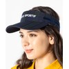 Cox Sportif LG4FCP50L Women's Visor, Checkered Pattern, Velour Tape, Cute,
