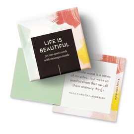 Compendium ThoughtFulls Pop-Open Cards — Life is Beautiful — 30 Pop-Open Cards, Each with a Different Inspiring Message Inside