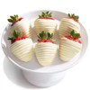 A Gift Inside White Out Dipped Strawberries - 6 Berries