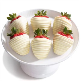 A Gift Inside White Out Dipped Strawberries - 6 Berries