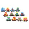 12pcs Wooden Magnetic Digital Train Cute Fun Early Education Trackless