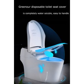 Greenour Disposable Toilet Seat Cover Flushable Paper Toilet Seat Cover for Adults and Kids, Great for Hotel, Business and Commercial (4 Pack of 250)