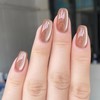 THCEVRLA Nail Tips - Pink Ballet Handmade Nail Tips, Shorts,
