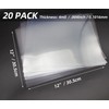 20PCS 4 Mil Blank Mylar Stencil Sheets, 12 X 12