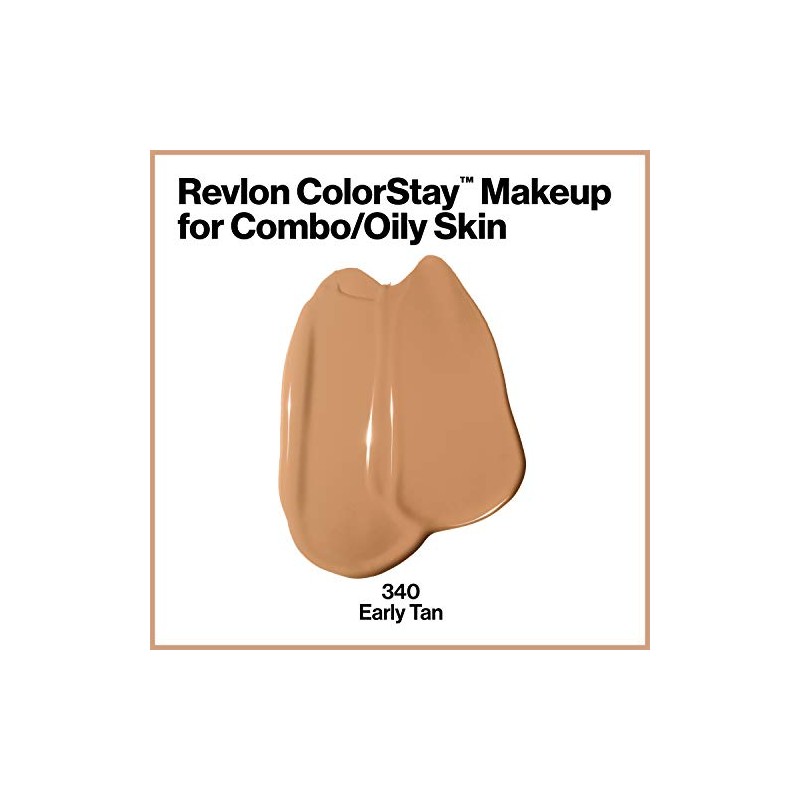 Revlon Base de Maquillaje ColorStay Make Up Cutis Mixto/Graso, Early